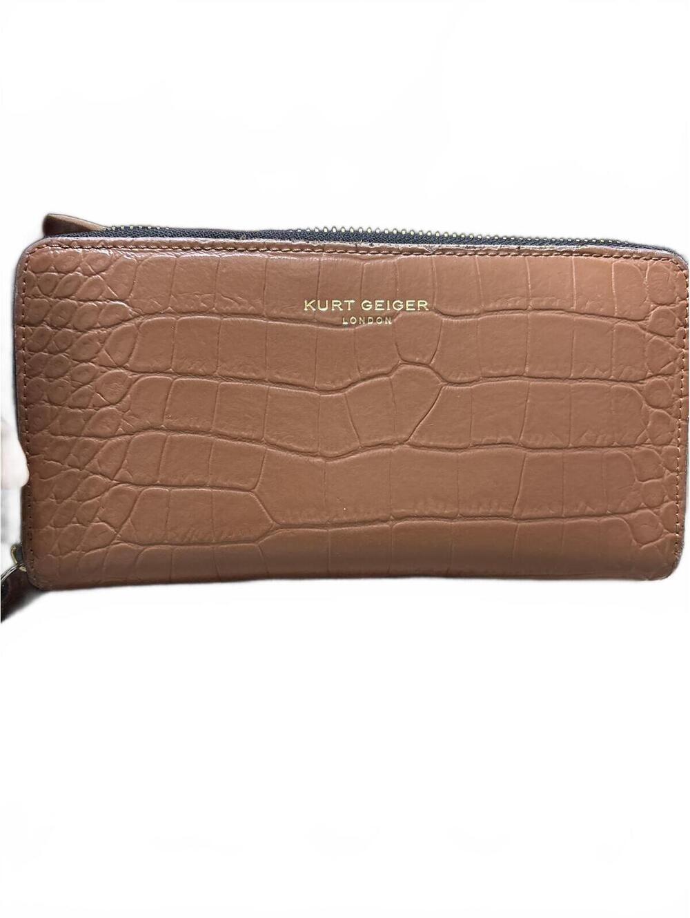 Kurt Geiger Croc-embossed Wallet